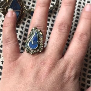 Vintage Lapis handmade ring